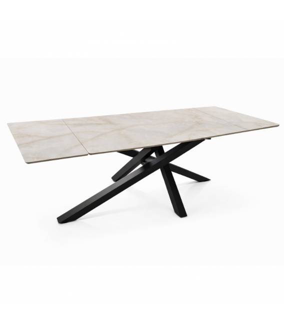 Išskleidžiamas stalas ARTISTICO 180(260)x90x75 marmuro