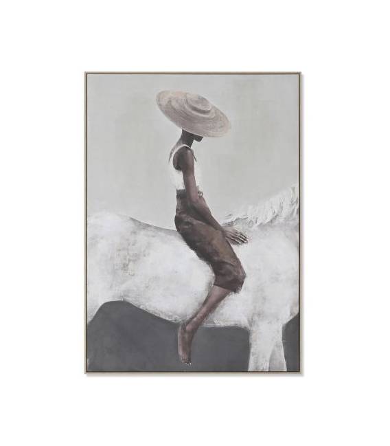 Paveikslas UNICA-B 100x140 pilkas/rudas