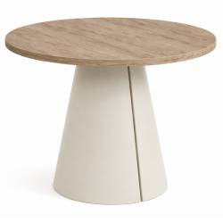 Išskleidžiamas stalas MALMA Ø100(176)x76 sonoma