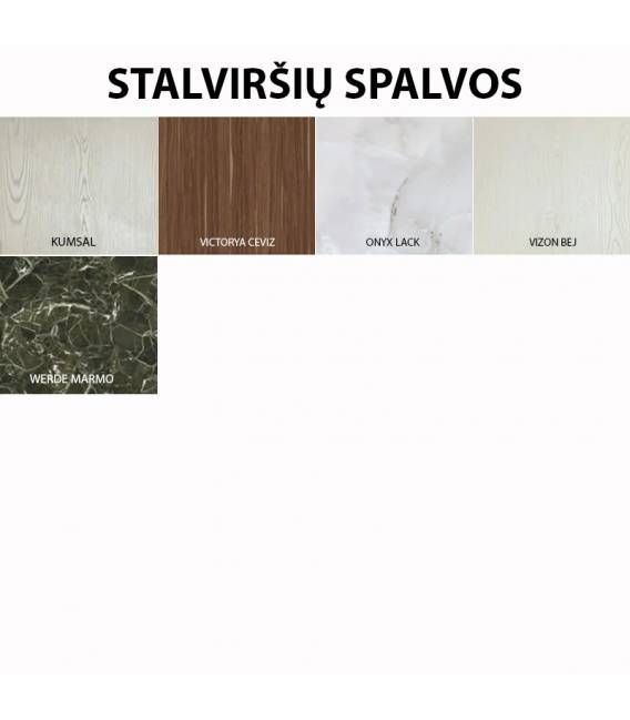 Išskleidžiamas stalas KOALA 206(406)x103 royal mermer