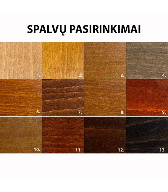 Išskleidžiamas stalas CASSINI 160(208)x90 riešutmedžio