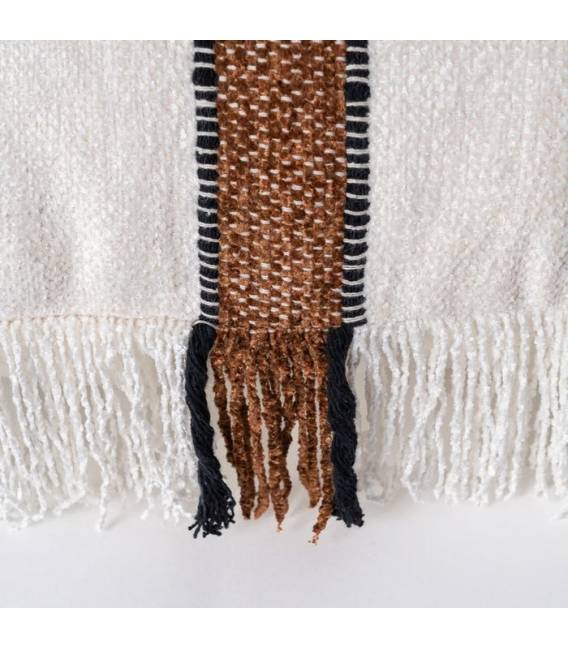 Pagalvėlė NOREA 30x50 balta/ruda