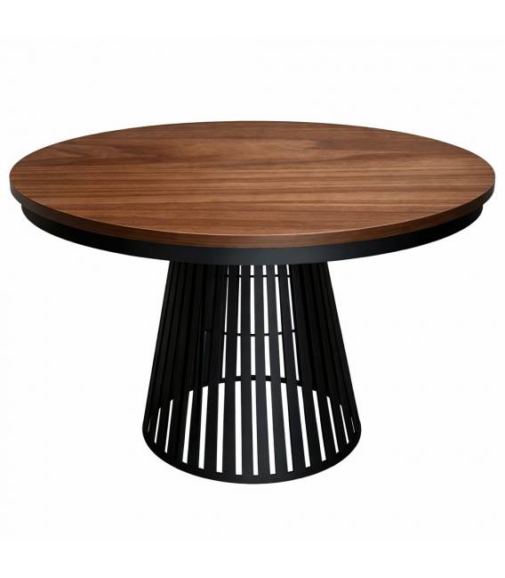 Išskleidžiamas apvalus stalas NORE su žiedu Ø100(176) italian