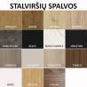 Išskleidžiamas apvalus stalas NORE Ø120(196) cannolo