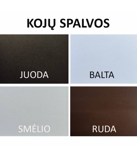 Išskleidžiamas stalas EDEN Ø90(166) dark grey