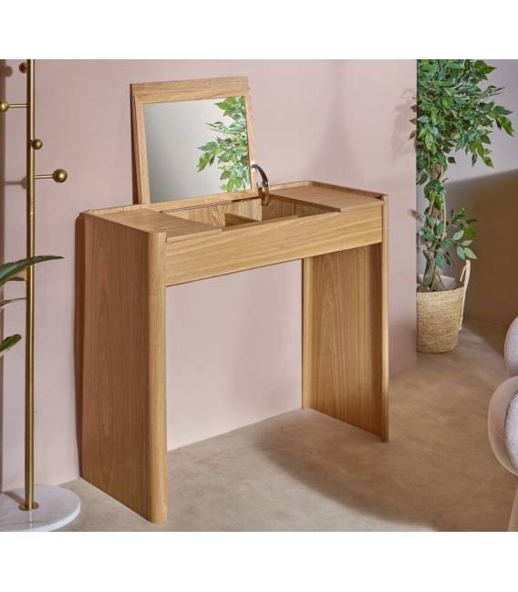 Konsolė NEREIDE 90x40 šviesiai ruda