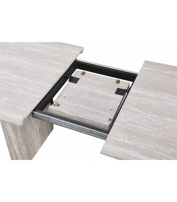 Išskleidžiamas stalas VALENTO 180(220)x90x76 smėlio