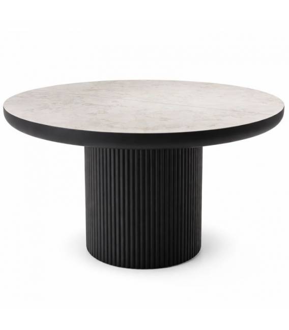 Išskleidžiamas stalas TARIFFA Ø120(200) silves