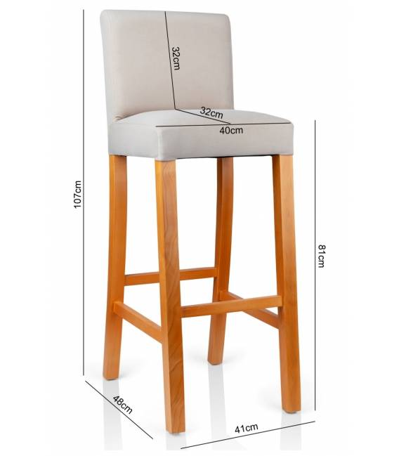 Baro kėdė HOKER balta