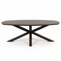 Stalas TANGO 200x100 tamsiai rudas