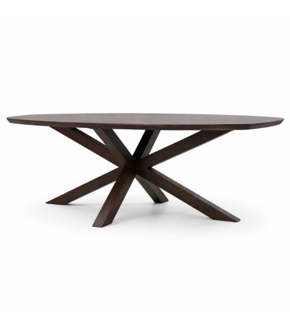 Stalas TANGO 200x100 tamsiai rudas