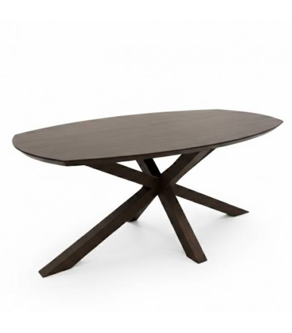 Stalas TANGO 200x100 tamsiai rudas