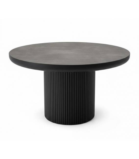 Išskleidžiamas stalas TARIFFA Ø120(200) retro gumus / black
