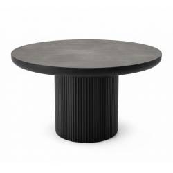 Išskleidžiamas stalas TARIFFA Ø120(200) retro gumus / black