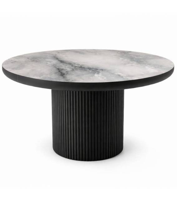 Išskleidžiamas stalas TARIFFA Ø120(200) marmol