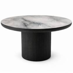 Išskleidžiamas stalas TARIFFA Ø120(200) marmol