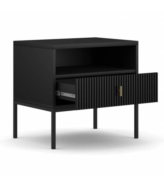 Naktinė spintelė COSS 54x39 juoda