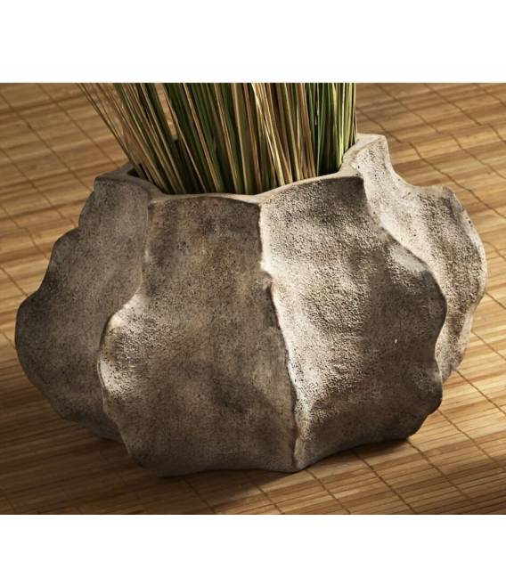 Vazonas OCTAVO 42x46 pilkas