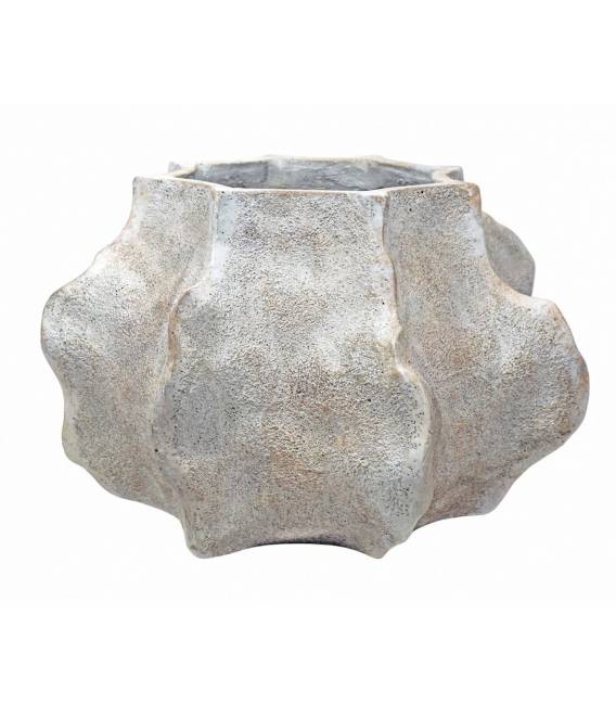 Vazonas OCTAVO 42x46 pilkas