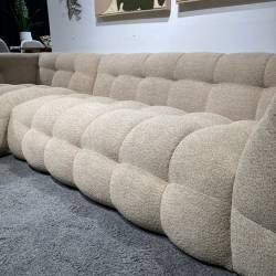 Minkštas kampas FLUFFY 330x170 rusvas
