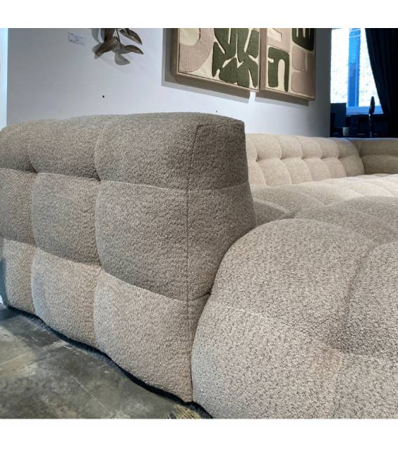 Minkštas kampas FLUFFY 330x170 rusvas