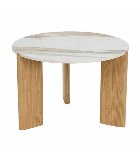 Kavos staliukas TORIO Ø60 rusvas