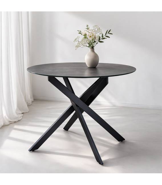 Apvalus stalas TAIAN Ø90 vulcano roca