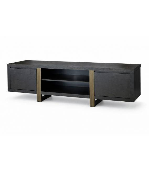 TV spintelė LOUISA 160x45 wenge / auksinės kojelės