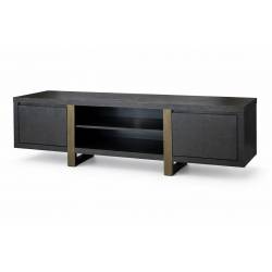 TV spintelė LOUISA 160x45 wenge / auksinės kojelės