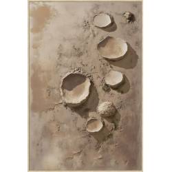 Paveikslas CRATER 123x83 rudas