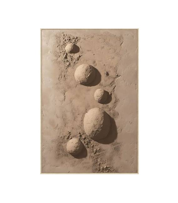 Paveikslas CRATER-B 123x83 rudas