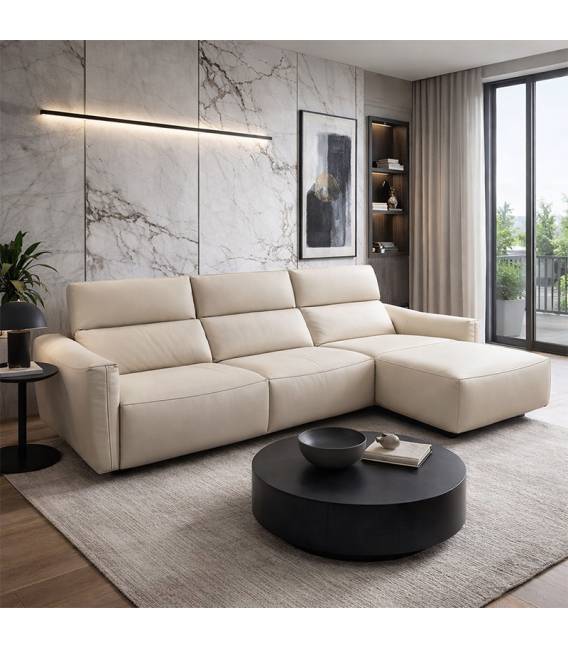 Minkštas kampas BACCARAT 280x150 rusvas