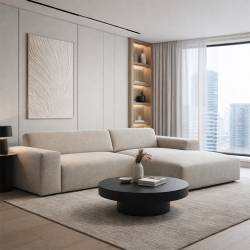 Minkštas kampas SUEZ 263x188 beige