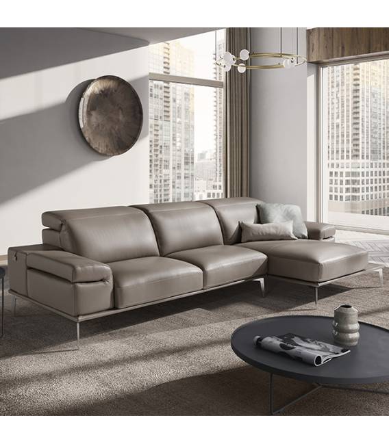 Minkštas kampas OBLIGE 316x166 rudas