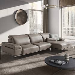 Minkštas kampas OBLIGE 316x166 rudas