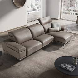 Minkštas kampas OBLIGE 316x166 rudas