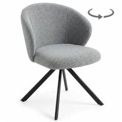 Kėdė FLIP pilka/sukasi