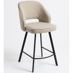 Pusbario kėdė ANDRE rusva/sukasi