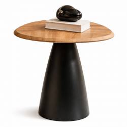 Šoninis staliukas DELTA 65x71 juodas