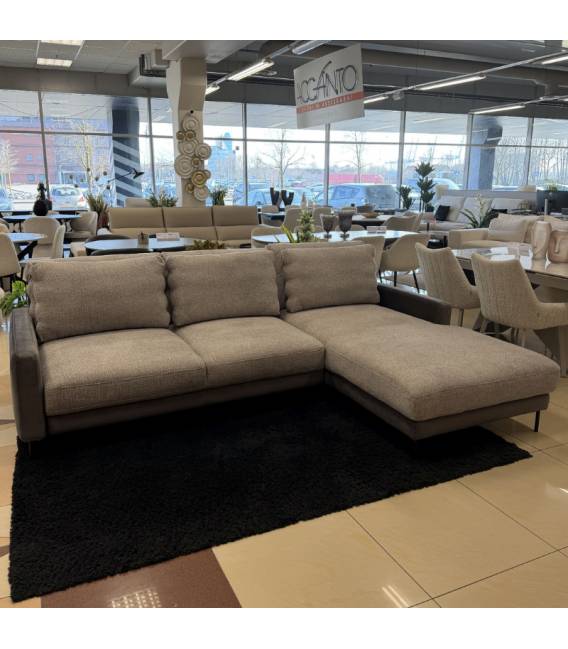 Minkštas kampas SONATA 277x193 pilkas