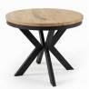 Išskleidžiamas stalas EDEN su žiedu Ø90(166) artisan
