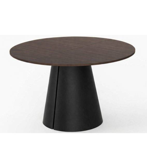 Išskleidžiamas stalas CAMI Ø120(196)x76 tobaco