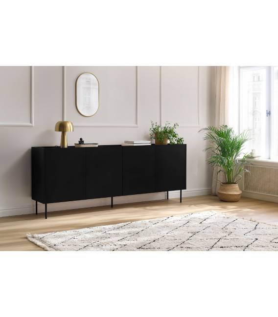 Komoda NIDES 220x40 juoda