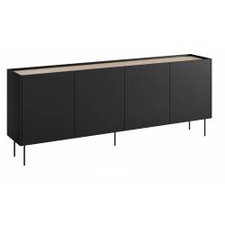 Komoda NIDES 220x40 juoda