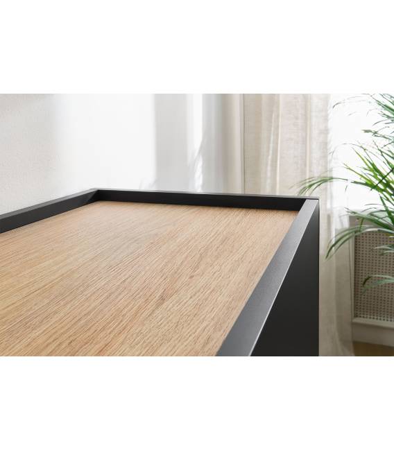 TV spintelė NIDES 170x40 juoda