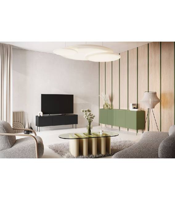 TV spintelė NIDES 170x40 juoda