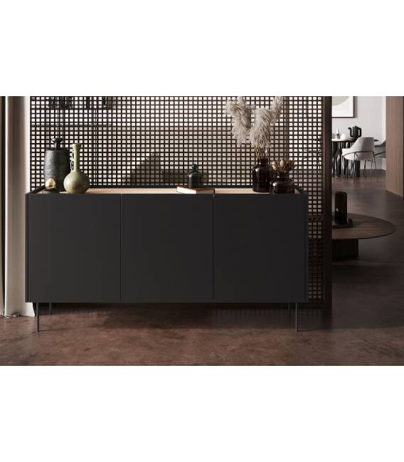 Komoda NIDES 170x40 juoda