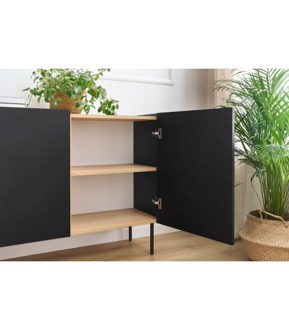 Komoda NIDES 170x40 juoda