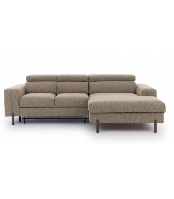 Minkštas kampas LIGIA 268x170 rudas