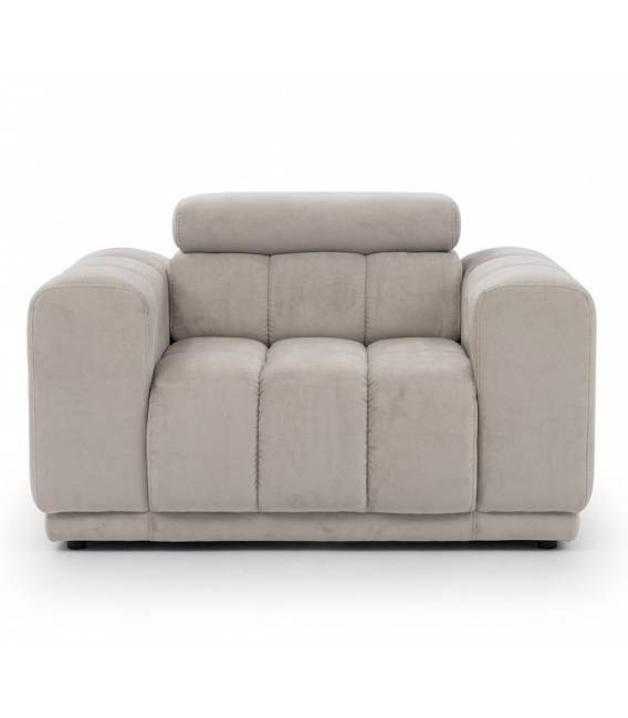 Fotelis GUSTO rusvas